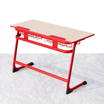 Table Scolaire bi-place