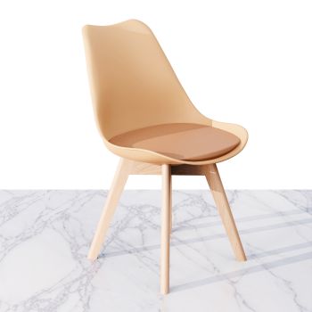 Chaise Tulipe-Beige