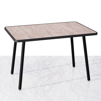 Table Face Rectangulaire