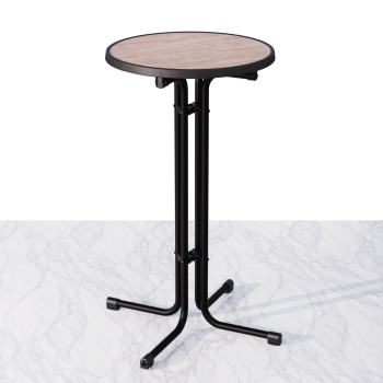 Table Lilas Ronde haute