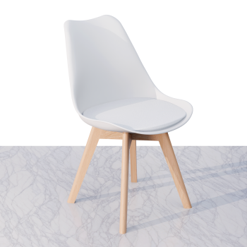 Chaise Tulipe-Blanc