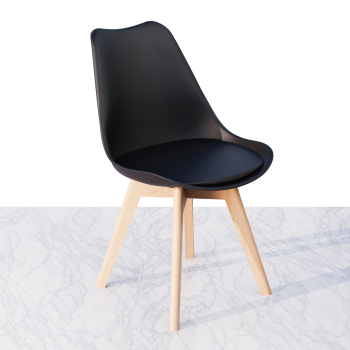 Chaise Tulipe-Noir